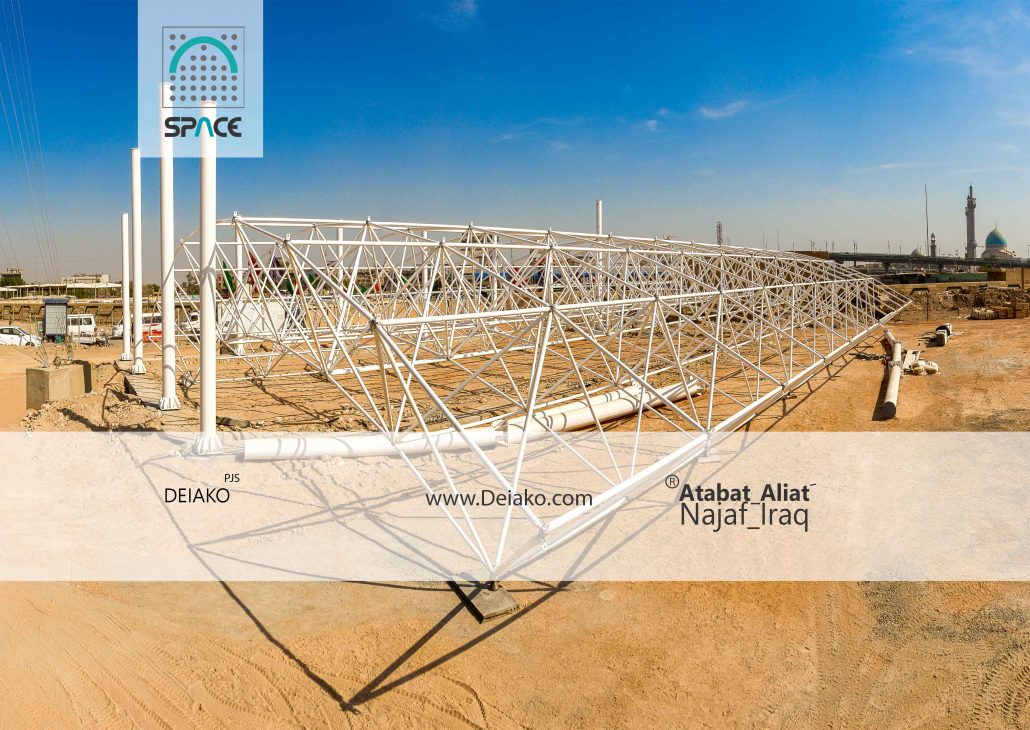 عملیات نصب سازه فضاکار عراق